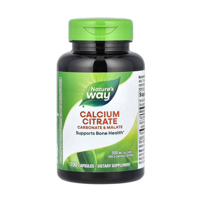 Calcium Complex, Citrate, Carbonate & Malate, 250 mg, Nature's Way, 100 Capsule