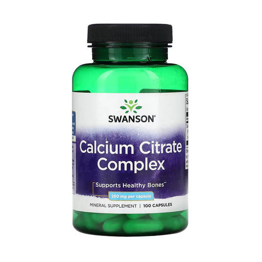 Calcium Citrate Complex, 250 mg, Swanson, 100 capsule SW1006
