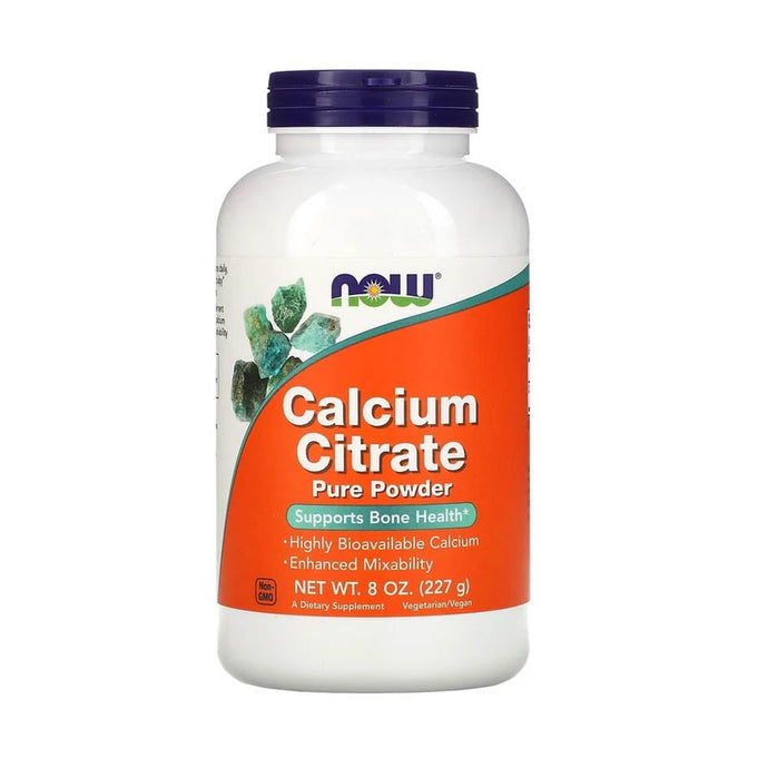Calcium Citrate, Pure Powder, Now Foods, 227g