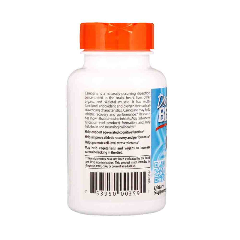 Încărcați imaginea în vizualizatorul Galerie, Carnosine, (L-Carnozina), 500mg, Doctor&#39;s Best, 90 capsule
