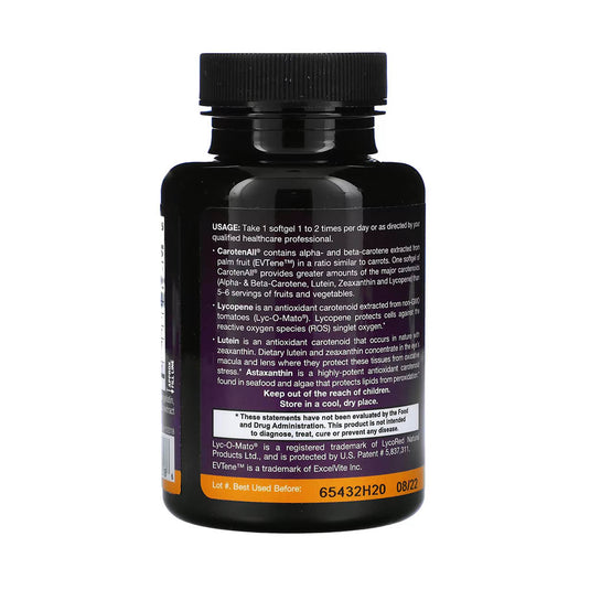 CarotenAll, Mixed Carotenoids Complex, Jarrow Formulas, 60 softgels