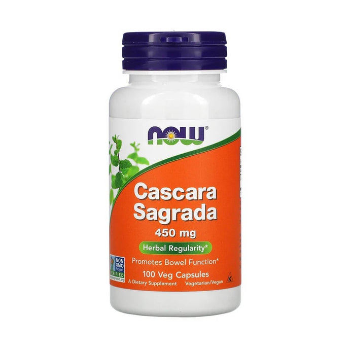 Cascara Sagrada, 450 mg, Now Foods, 100 capsule