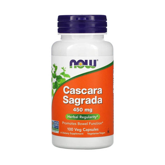 Cascara Sagrada, 450 mg, Now Foods, 100 capsule