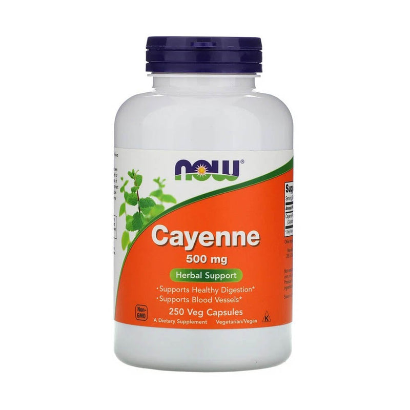 Încărcați imaginea în vizualizatorul Galerie, Cayenne Pepper (Capsaicina), 500mg, Now Foods, 100 Capsule
