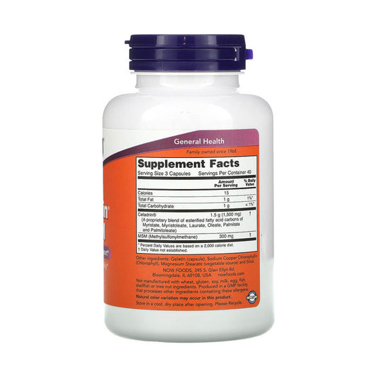 Celadrin & MSM (Articulatii), NOW Foods, 120 capsule