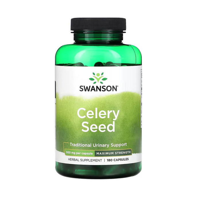 Celery Seed (Seminte de Telina), 500 mg, Swanson, 180 capsule SW1490