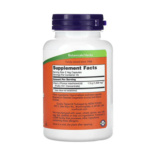 Cherry Concentrate, 750 mg, Now Foods, 90 capsule