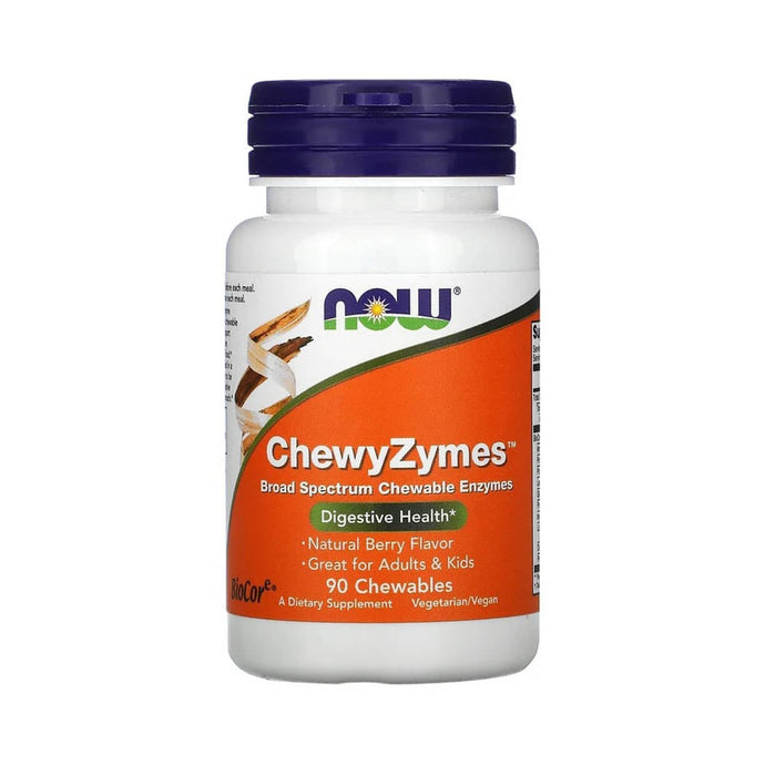 ChewyZymes, (Enzime Digestive Masticabile), Now Foods, 90 drajeuri