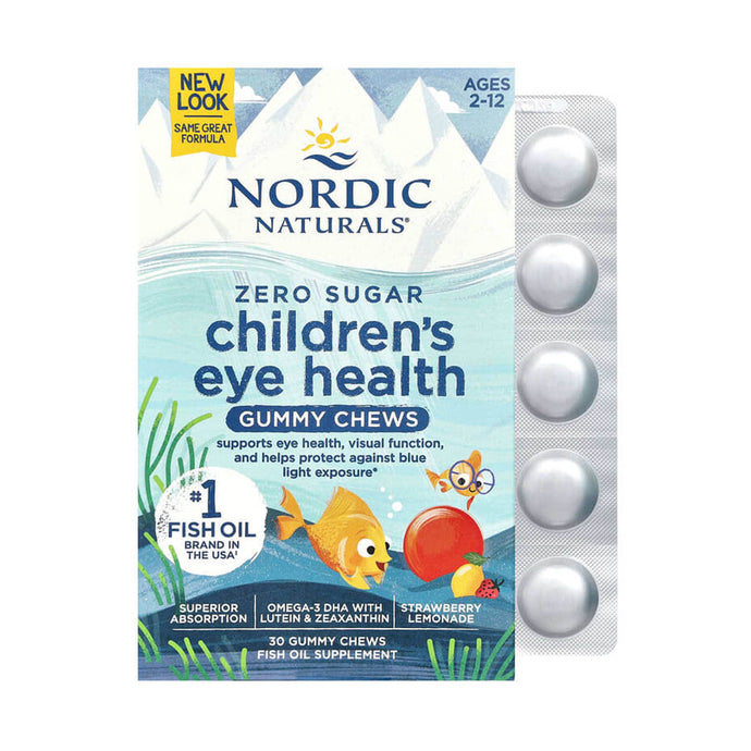 Children's Eye Health Gummies, Nordic Naturals, 30 jeleuri