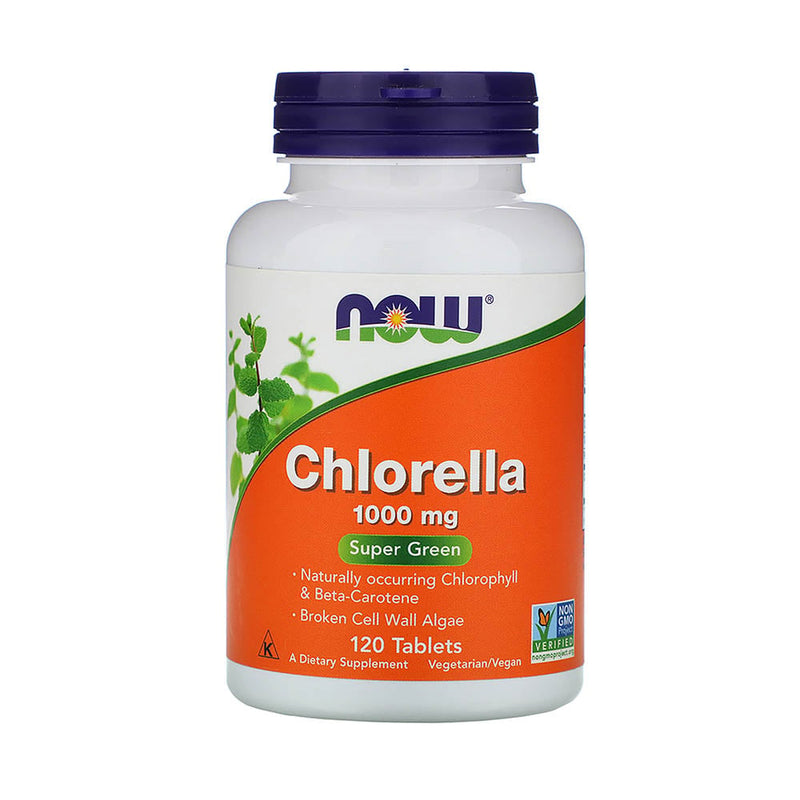 Încărcați imaginea în vizualizatorul Galerie, Chlorella 1000mg, Now Foods, 60 tablete
