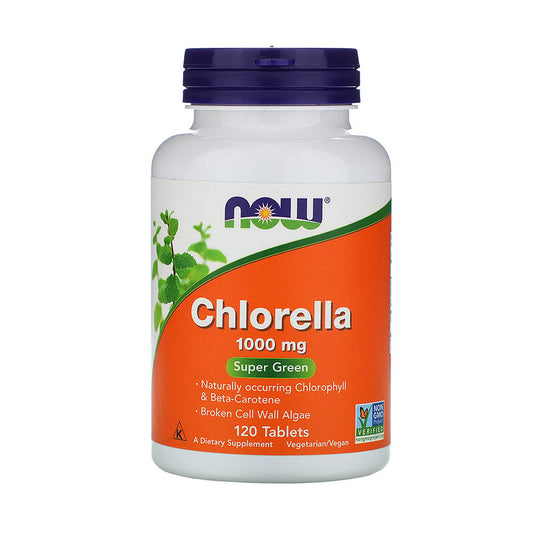 Chlorella 1000mg, Now Foods, 60 tablete