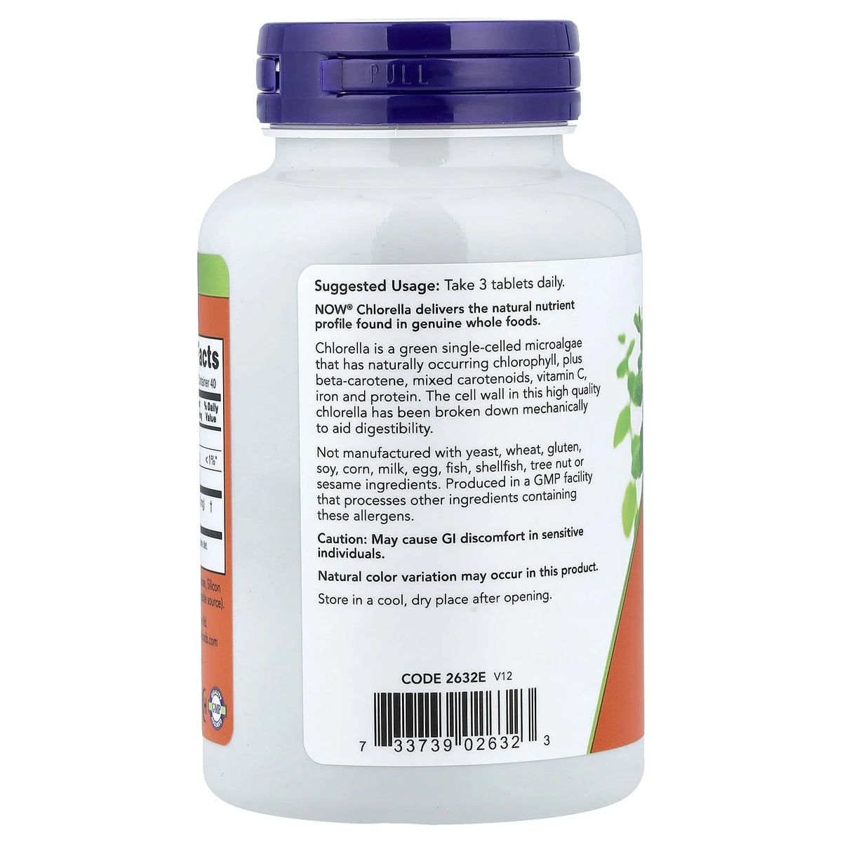 Chlorella 1000mg, Now Foods, 120 tablete