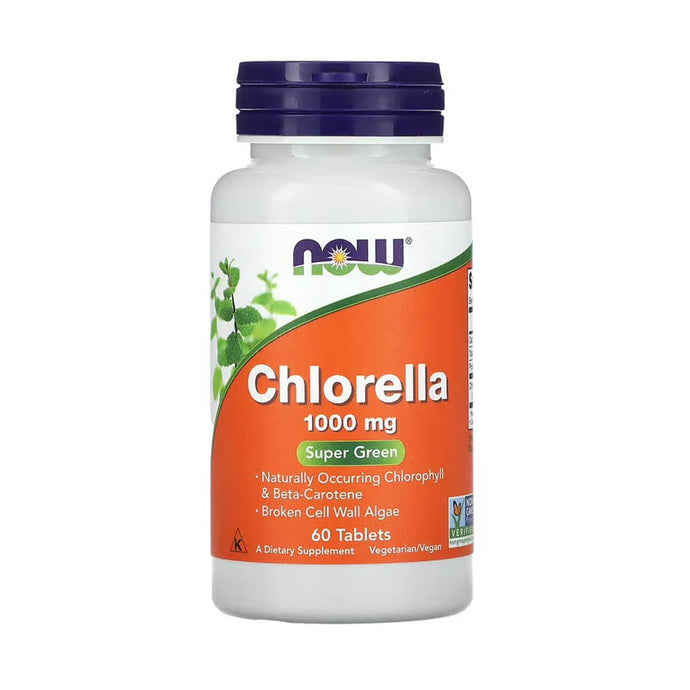 Chlorella 1000mg, Now Foods, 60 tablete
