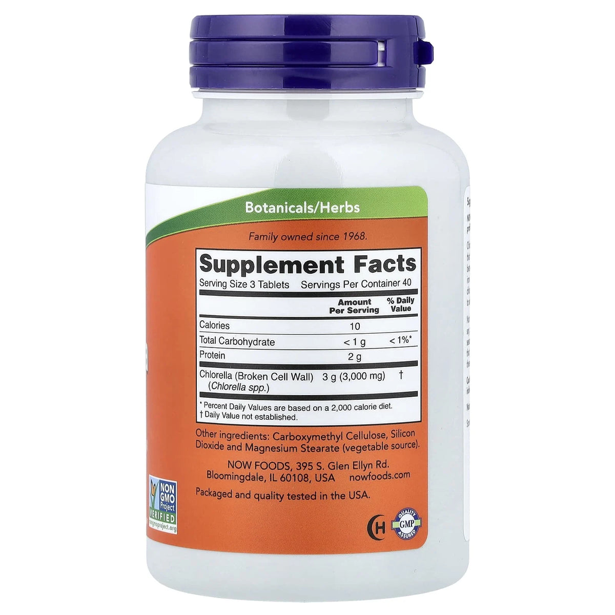 Chlorella 1000mg, Now Foods, 120 tablete