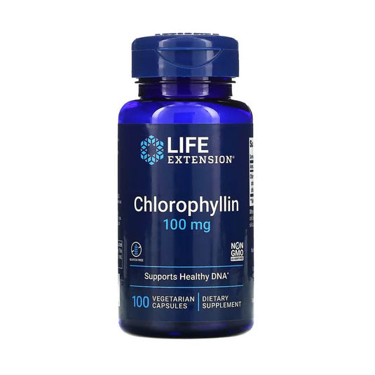 Chlorophyllin (Clorofilina), 100 mg, Life Extension, 100 capsule