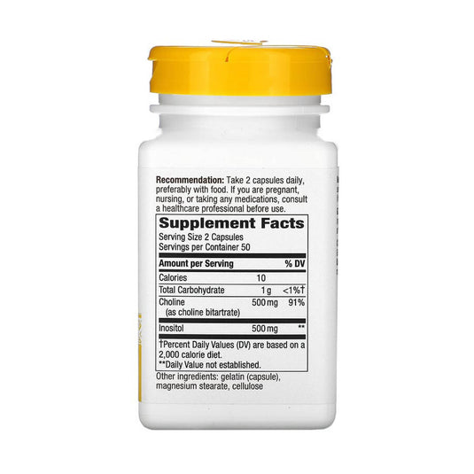 Choline & Inositol, 1000 mg, Nature's Way, 100 Capsule