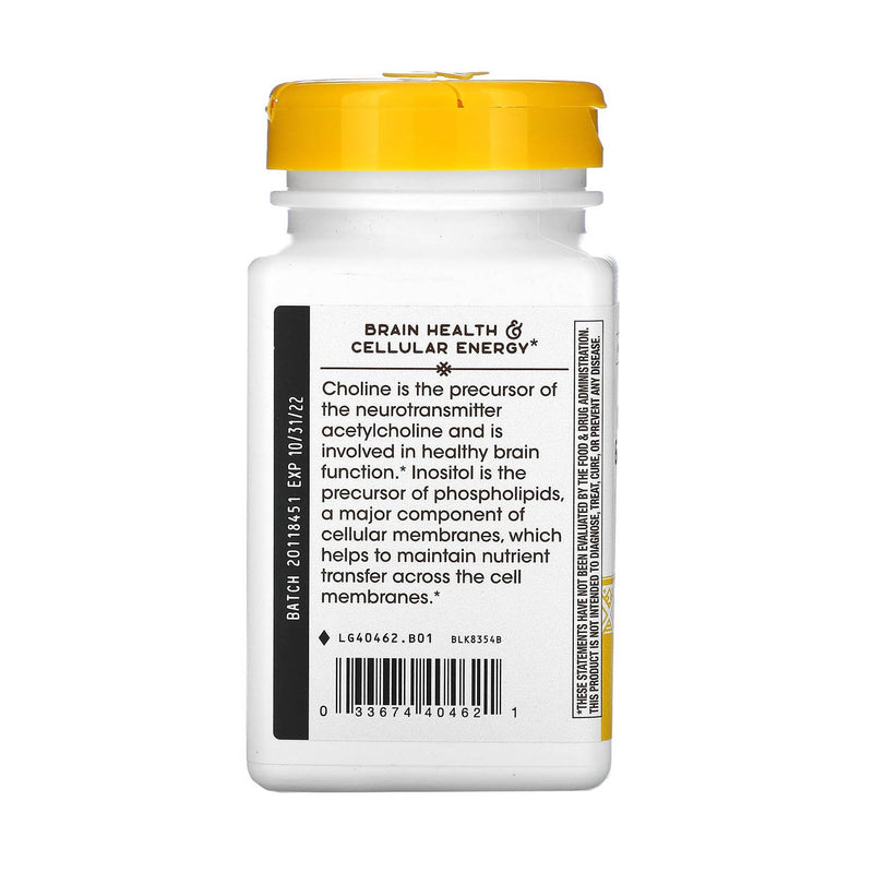 Încărcați imaginea în vizualizatorul Galerie, Choline &amp; Inositol, 1000 mg, Nature&#39;s Way, 100 Capsule
