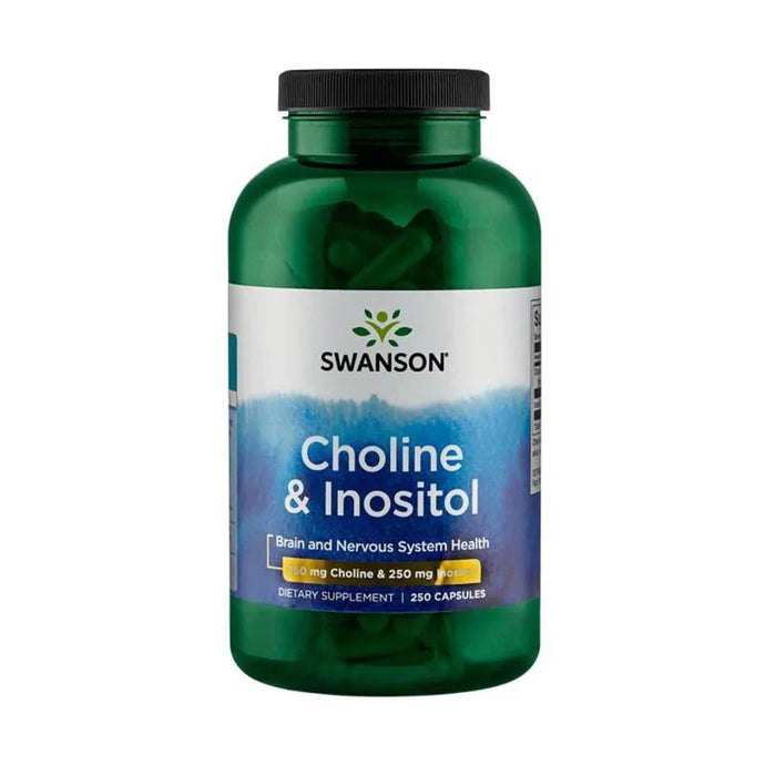 Choline & Inositol, 250mg, Swanson, 250 capsule SW039