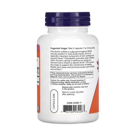 Chondroitin Sulfate, 600 mg, NOW Foods, 120 capsule