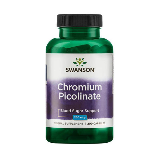 Chromium Picolinate, 200mcg, Swanson, 100 capsule SW922