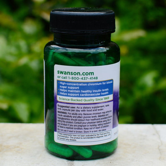 Chromium Picolinate, 200mcg, Swanson, 100 capsule SW922