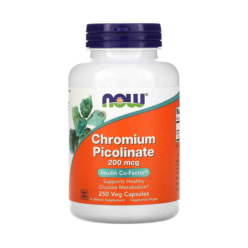 Încărcați imaginea în vizualizatorul Galerie, Chromium Picolinate, Crom Picolinat, 200mcg, Now Foods, 100 capsule
