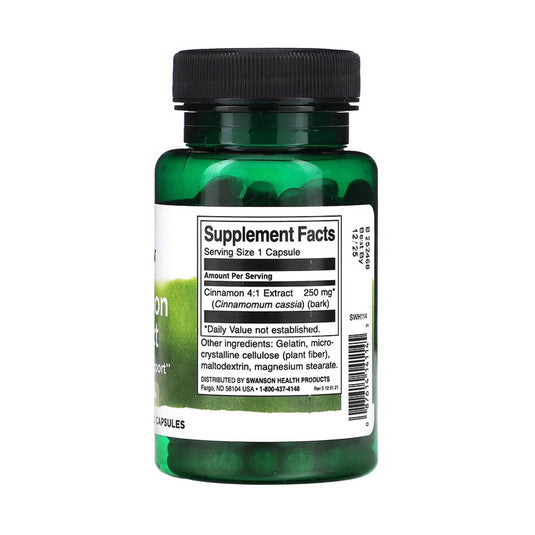 Cinnamon Extract (Scortisoara), 250 mg, Swanson, 90 capsule SWH114