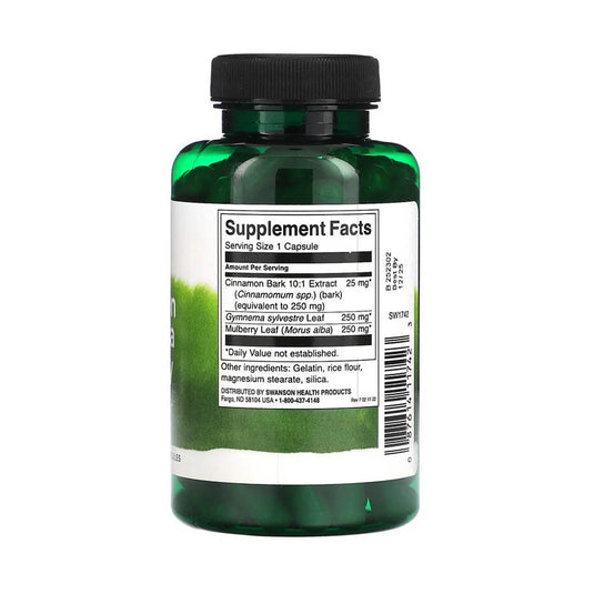 Cinnamon Gymnema Mulberry Complex, Swanson, 120 capsule SW1742
