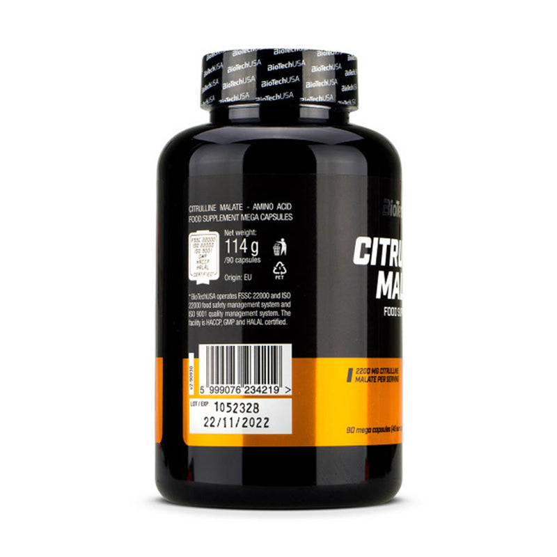Încărcați imaginea în vizualizatorul Galerie, Citrulline Malate, Biotech USA, 90 capsule
