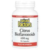 Citrus Bioflavonoids Plus Hesperidin, 650 mg, Natural Factors, 90 capsule