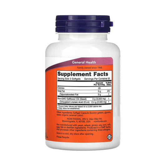CLA (Acid Linoleic Conjugat), 800mg, Now Foods, 90 softgels
