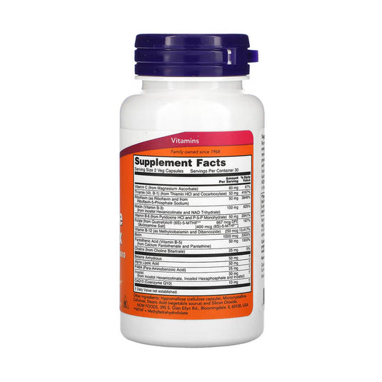 Co-Enzyme B-Complex Vitamins, NOW Foods, 60 capsule