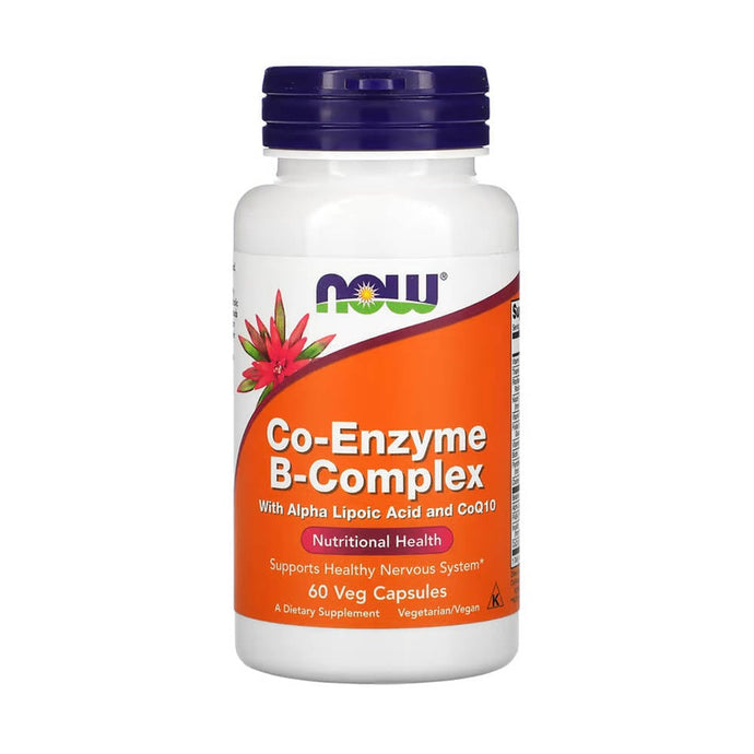 Co-Enzyme B-Complex Vitamins, NOW Foods, 60 capsule