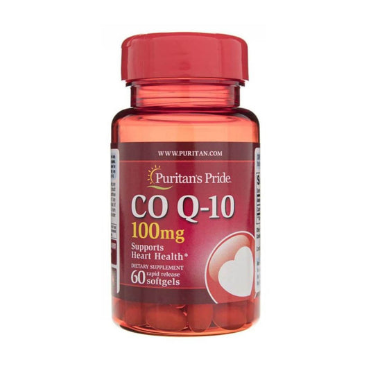 Co Q-10 (Coenzima Q10), 100 mg, Puritans Pride, 60 softgels