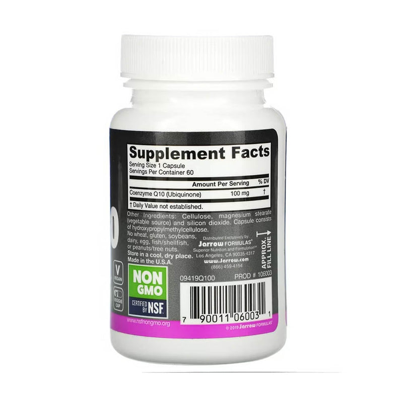 Încărcați imaginea în vizualizatorul Galerie, Co-Q10 (Coenzima Q10), 100 mg, Jarrow Formulas, 60 capsule
