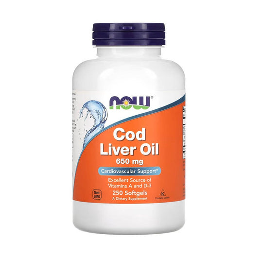 Cod Liver Oil, Extra Strength, 1000 mg, Now Foods, 90 softgels