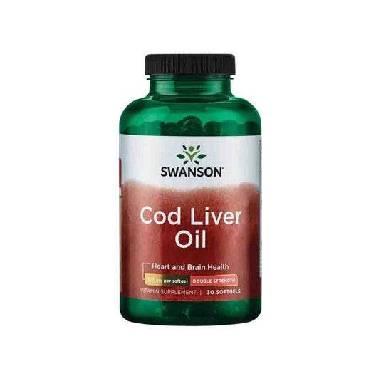 Pristine Norwegian Cod Liver Oil, 1000mg, Swanson, 60 softgels SWE048