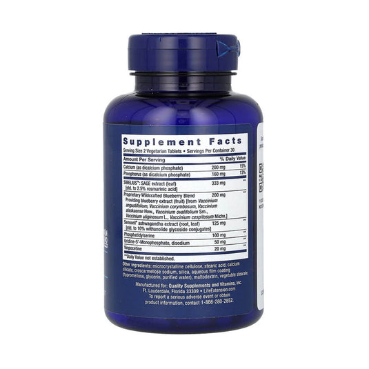 Cognitex Elite (Memorie, Concentrare), Life Extension, 60 tablete