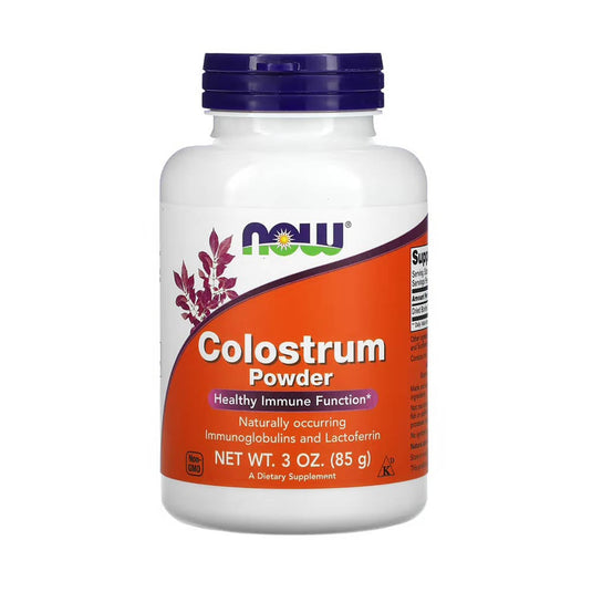 Colostrum Powder (Imunoglobuline Lactoferrină), NOW Foods, 85g