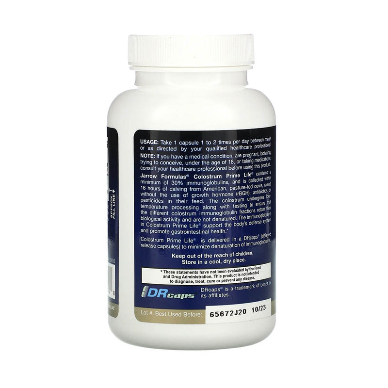 Încărcați imaginea în vizualizatorul Galerie, Colostrum Prime Life, 400 mg, Jarrow Formulas, 120 capsule
