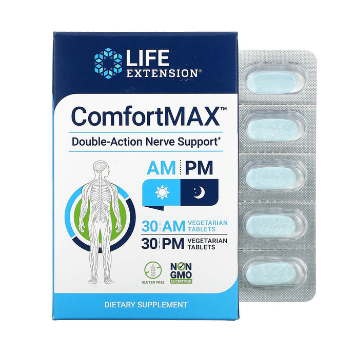 ComfortMAX, Sistem Nervos, Antiinflamator Celular, Life Extension, 30+30 tablete