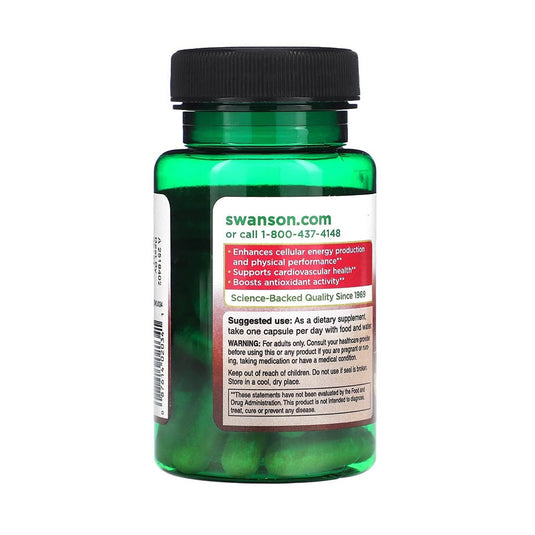 CoQ10 (Coenzima Q10), 200 mg, Swanson, 30 capsule SWU034