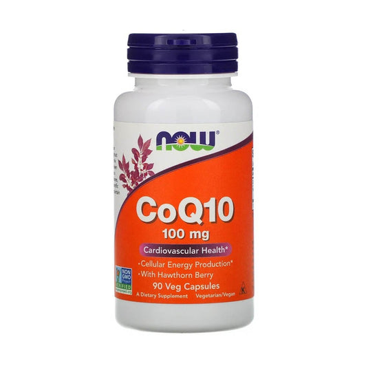 CoQ10 (Coenzima Q10), 30mg, Now Foods, 60 capsule