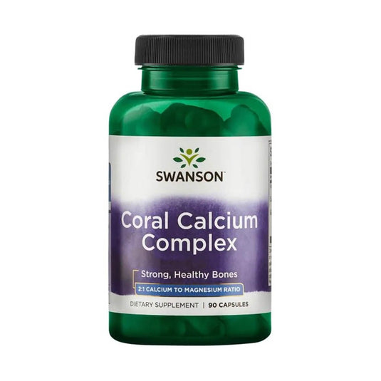 Coral Calcium Complex, Swanson, 90 capsule SWU223