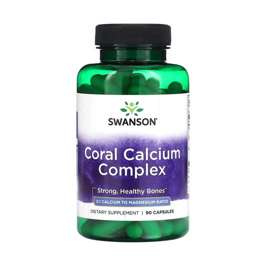Coral Calcium Complex, Swanson, 90 capsule SWU223