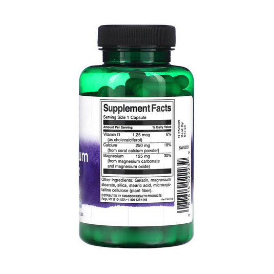 Coral Calcium Complex, Swanson, 90 capsule SWU223