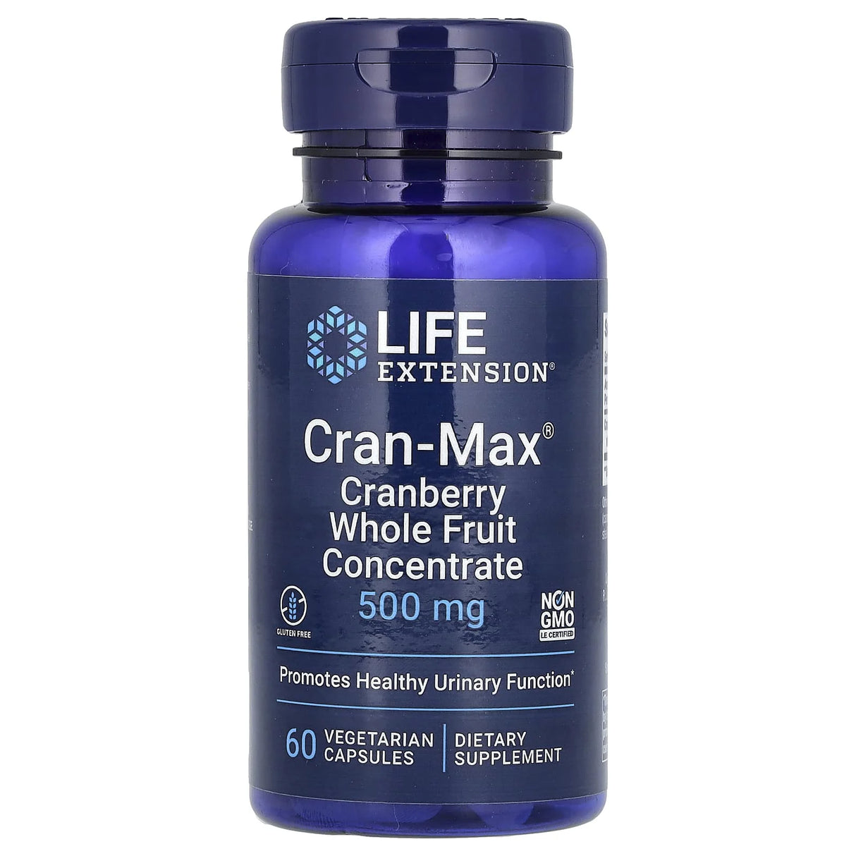 Cran-Max, Cranberry (Tractul Urinar), 500 mg, Life Extension, 60 capsule