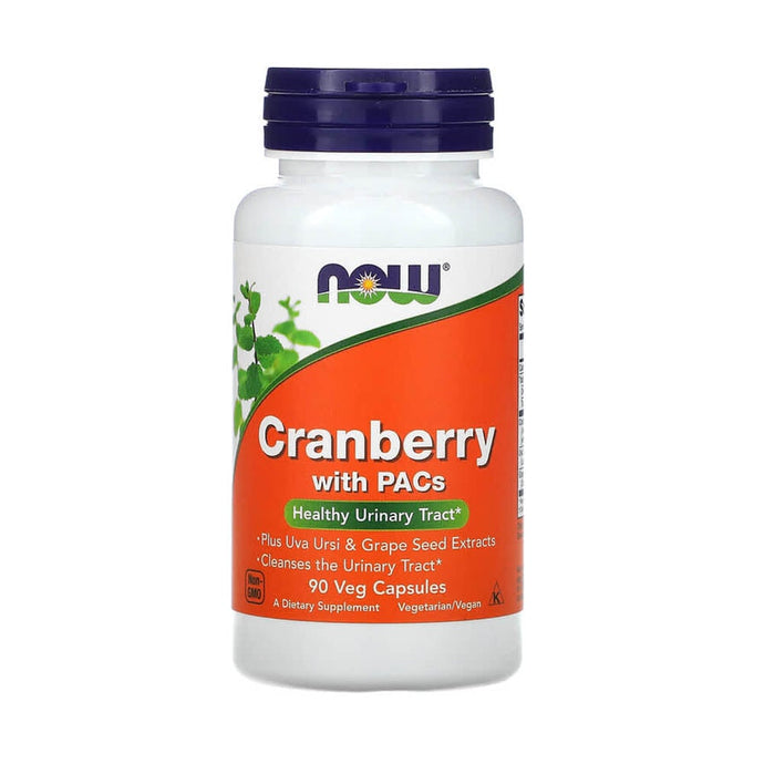 Cranberry with PACs (Tractul Urinar), NOW Foods, 90 capsule