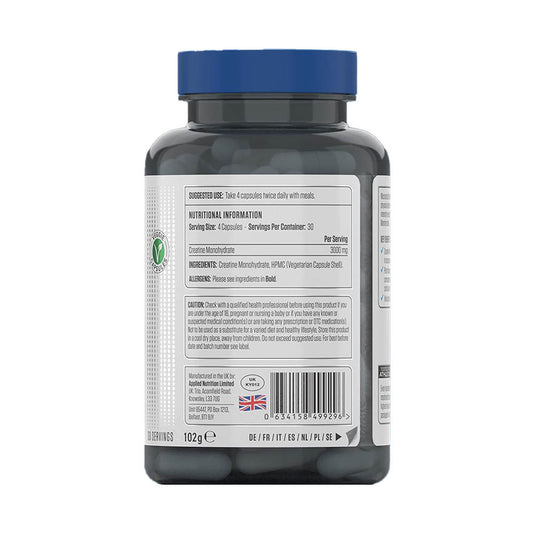 Creatine Monohydrate 3000, Applied Nutrition, 120 capsule