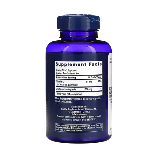 Creatine Capsules, Life Extension, 120 capsule